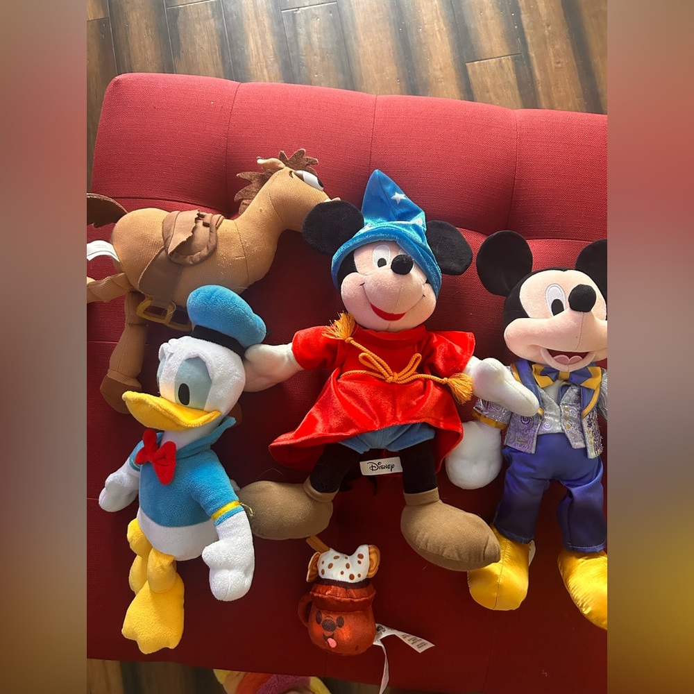 Disney plushies